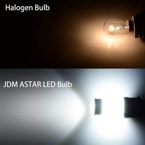 img 3 attached to 🔆 JDM ASTAR 144-EX Чипсеты LED-лампы для задних фонарей – Ксеноново-белый (3056, 3156, 3057, 3157) с проектором – очень яркие