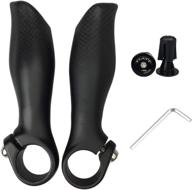 🚵 carbon fiber mountain bike handlebar ends - platt bike bar ends for mtb logo