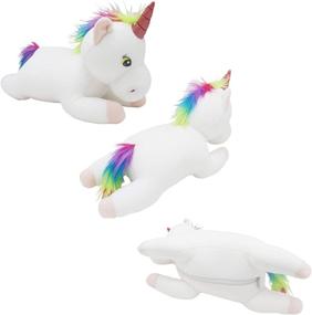 img 3 attached to 🦄 Nestable Convertible Travel Pillow & Toy Unicorn: The Ultimate 2-in-1 Neck Pillow for Airplane Travel, Ideal for Adults & Kids