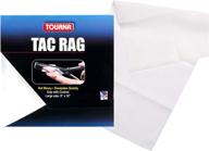 🏓 trag-wxl: premium white x-large tourna tac rag - enhanced tacky cloth grip enhancer for optimal performance in all sports logo