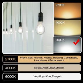 img 1 attached to 💡 GEZEE Dimmable Filament Incandescent Replacement Bulbs (3 Pack)