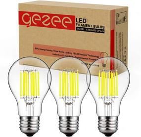 img 4 attached to 💡 GEZEE Dimmable Filament Incandescent Replacement Bulbs (3 Pack)