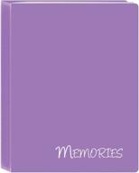 📸 pioneer photo albums i-46m/pr 36-pocket mini photo album - preserve memories in purple, 4x6 inch logo