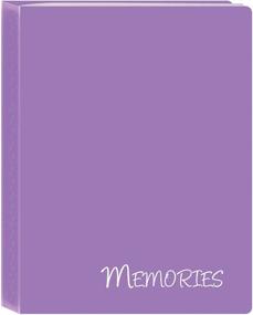 img 3 attached to 📸 Pioneer Photo Albums I-46M/PR 36-Pocket Mini Photo Album - Preserve Memories in Purple, 4x6 inch