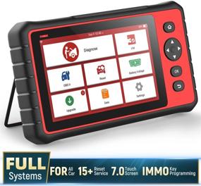 img 4 attached to 🔧 Enhanced 909 Tablet Full Systems OBD2 Scanner with HVAC, WiFi Connectivity - Smart Automotive Scanner for ABS, SRS, EPB, Check Engine - Code Reader, Diagnostic Scanner with Auto ABS Bleed, IMMO, TPS, TPMS - Ideal for DIYers & Auto Shops