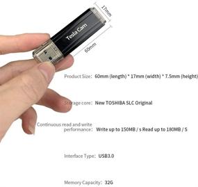 img 1 attached to 📹 Enhanced Tesla Model Y/3/S/X Dashcam Flash Drive: Pre-Configured, Fast, SLC USB - 32 GB