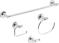 🛁 polished chrome franklin brass voisin 4-piece bath accessory set - voi64-pc, bathroom accessories logo