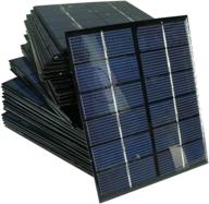 🌞 солнечная мини-солнечная панель diy модуль поликремниевый солнечный эпоксидный зарядное устройство ячейки b031 - 2w 6v 330ма логотип