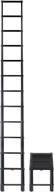 🔧 telesteps 1600et: advanced automatic telescoping ladder with one-touch release, osha compliant, black tactical design - 12.5 ft extended height, up to 16 ft reach, telescoping extension ladder logo