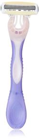 img 4 attached to 🪒 Schick Quattro for Women Disposable Razors, Sensitive Skin, 3 Count - Pack of 2 (Package May Vary)