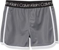 calvin klein performance shorts for girls logo