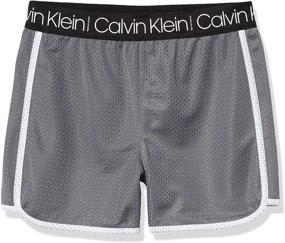 img 2 attached to Calvin Klein Performance Shorts for Girls