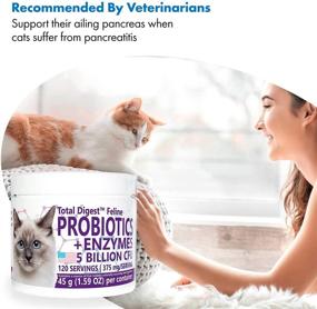 img 1 attached to 🐈 Advanced Feline Probiotics and Enzymes: All-Natural Digestive System Supplement for Cats - 120 Servings