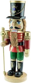 img 3 attached to 🎅 Clever Creations Traditional Wooden Nutcracker: Festive Red Soldier Decoration - 17 Inch Christmas Décor for Shelves and Tables