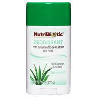 nutribiotic deodorant unscented 2 6 ounce 标志