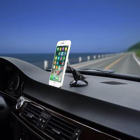 img 2 attached to 📱 The Ultimate Magnetic Cell Phone Holder Kit for Cars: Works on All Vehicles, Phones & Tablets – Best UltraSlim Dashboard Mount for iPhone X, 8, 7 & Galaxy S9, S10 & More