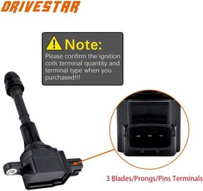 img 2 attached to 🔥 DRIVESTAR UF350 Ignition Coil for Nissan Altima Sentra X-Trail 2.5L (2002-2013) - High Performance Replacement Coil