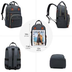 img 1 attached to 🎒 Stylish & Durable LOVEVOOK Laptop Backpack For Men &Amp