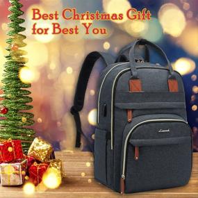 img 3 attached to 🎒 Stylish & Durable LOVEVOOK Laptop Backpack For Men &Amp
