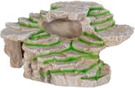 🦎 wacool reptile caves: reptile habitat decor, resin ledge for aquariums & terrariums, basking rocks for bearded dragon, gecko, lizard logo