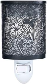 img 2 attached to 🕊️ ASAWASA Hummingbird Metal Wall-Plug Wax Melt Warmer: Electric Fragrance Warmer with Night Lamp for Home, Bedroom, Kitchen, Garage Décor, Aromatherapy, and Spa Gifts