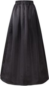 img 3 attached to KIRA Womens Elastic Waist Flared Women's Clothing