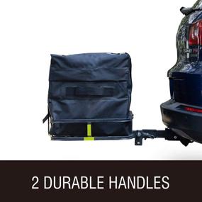 img 3 attached to 🌧️ MARSKIGN 100% Waterproof Hitch Carrier Cargo Bag 59-inch x 24-inch x 24-inch (20 Cubic Feet), Zipper and Rain Flap, 6 Lashing Straps with Cam Buckles, Zipper Lock Included – Enhance your SEO!