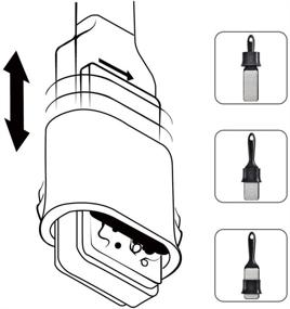 img 3 attached to Многослойная щетка для одежды, 2-сторонние съемники