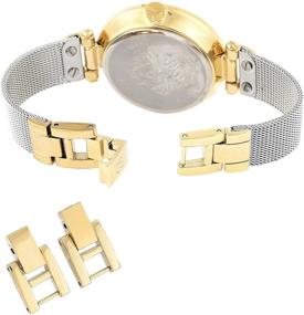 img 2 attached to 💎 Premium Crystal Accented Mesh Bracelet Watch for Women by Anne Klein