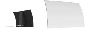 img 4 attached to 📺 Enhanced TV Reception with the Mohu Curve 30 Indoor Antenna: 30-Mile Range, UHF/VHF Multi-directional, Paper-Thin Design, 10 ft. Detachable Coaxial Cable, Modern White Base Stand, 4K-Ready HDTV – MH-110566