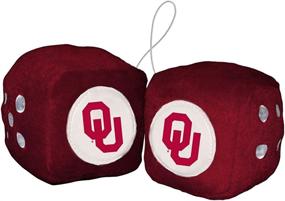 img 1 attached to 🎲 NCAA Football Team Fuzzy Dice: Add Team Spirit to Your Ride!