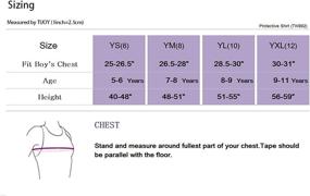 img 2 attached to High-performance Padded Protective Shirts Shorts for Youth Boys in Football, Paintball, and Baseball