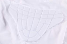 img 1 attached to High-performance Padded Protective Shirts Shorts for Youth Boys in Football, Paintball, and Baseball