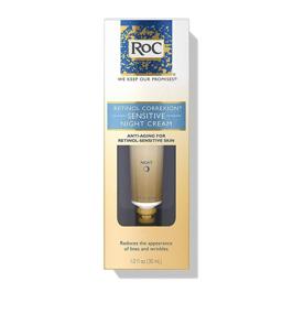 img 2 attached to 🌙 RoC Retinol Correxion Anti-Aging Sensitive Skin Night Cream: Stocking Stuffer, 1oz, Hyaluronic Acid Infused, Oil-Free Skincare