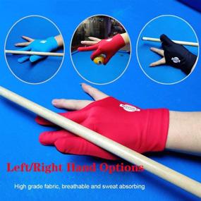 img 1 attached to Bekzily Billiard Gloves: Left/Right Hand Options for Enhanced Performance