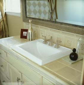 img 2 attached to 🚽 Enhance Your Bathroom with the KOHLER K-2241-8-0 Memoirs Classic Drop-In Sink in White