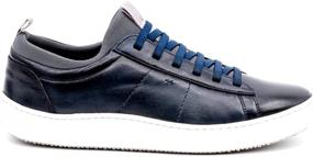 img 2 attached to 👟 Stylish and Comfortable: Martin Dingman Cameron Leather Sneakers for Men - Athletic Shoes