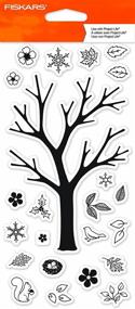 img 1 attached to 🌲 Fiskars Build-a-Tree Clear Stamps, 4x8 Inches