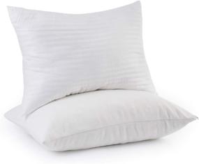 img 4 attached to 🛏️ VISICASA Queen Set: Hypoallergenic Shredded Memory Foam & Microfiber Pillows - Strong Support, Washable, Bamboo & Cotton - Ideal for Sleeping
