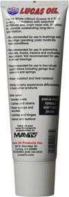 img 1 attached to Lucas Oil 10533 White Lithium Grease - 8 oz. Squeeze Tube: Enhanced SEO-friendly Product Title