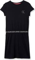 stylish calvin klein fa21logo anthracite 14 girls' clothing: a chic wardrobe addition! logo