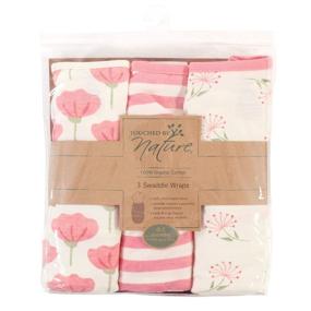 img 1 attached to TULIP Organic Cotton Swaddle Wraps for Newborns, 0-3 Months, by Touched by Nature