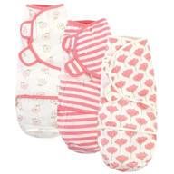 tulip organic cotton swaddle wraps for newborns, 0-3 months, by touched by nature logo