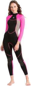 img 2 attached to Aqua Polo Neoprene Wetsuit Women Sports & Fitness in Water Sports