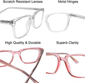 img 2 attached to Yogo Vision 2 Pack Bifocal Reading Glasses: Anti Glare, Lightweight Eyeglasses for Men and Women