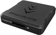 📸 prograde digital cfexpress type-b &amp; xqd single-slot memory card reader with thunderbolt 3 interface - ideal for professional filmmakers &amp; photographers, boosting seo. logo