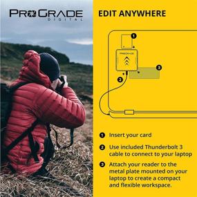 img 2 attached to 📸 ProGrade Digital CFexpress Type-B &amp; XQD Single-Slot Memory Card Reader with Thunderbolt 3 Interface - ideal for Professional Filmmakers &amp; Photographers, boosting SEO.