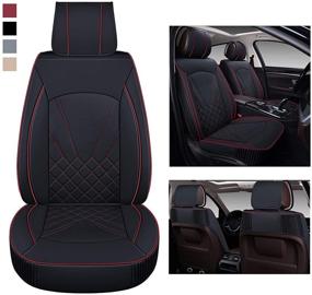 img 4 attached to BaoLL Automotive Waterproof Leatherette Universal Interior Accessories and Covers