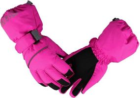 img 2 attached to 🧤 Kids Winter Gloves - Windproof and Water-Resistant Snow Gloves for Boys and Girls