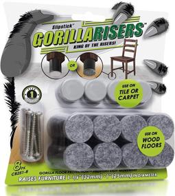 img 4 attached to GorillaRisers CB251 8 Furniture Protector Plastic